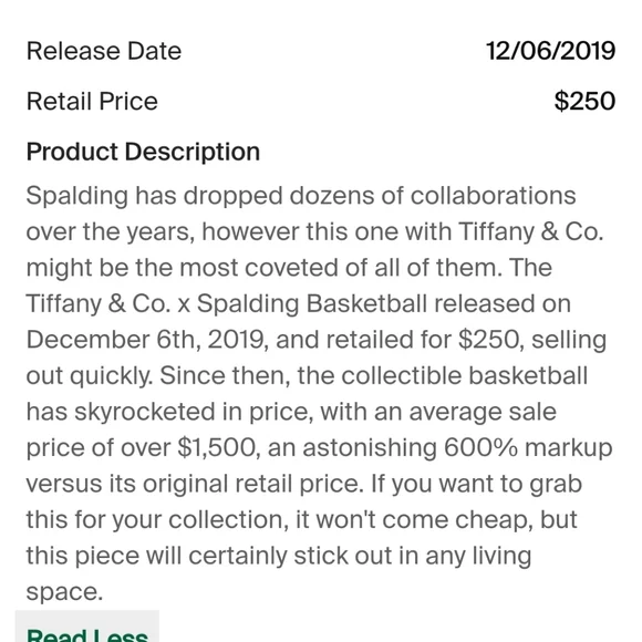 Spalding  And  Tiffany & Co 🏀 basketball Keychain Backpack Bag Keychain - Picture 6 of 11